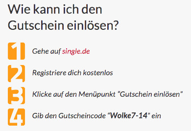 Single.de gutschein januar 2015