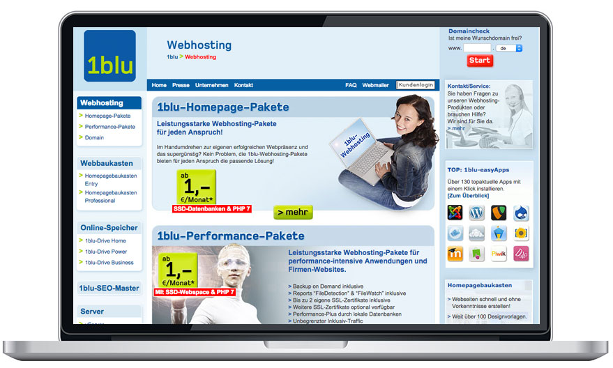 1blu Test Der Große Trialo Webhosting Vergleichstest