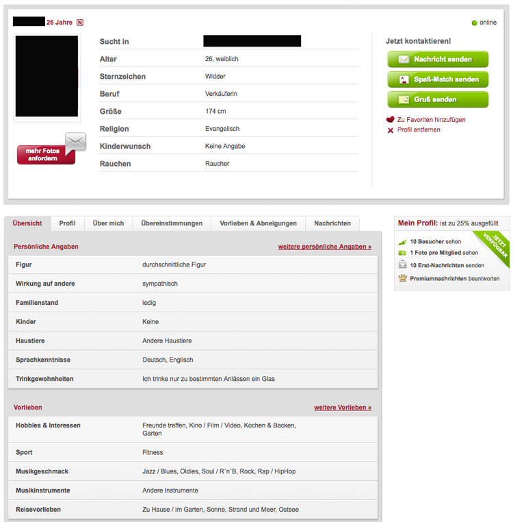 Test online partnersuche