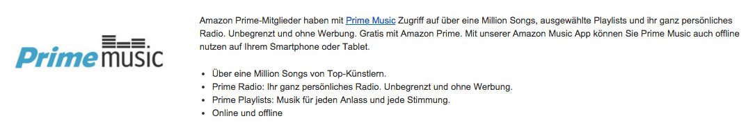 amazon prime music